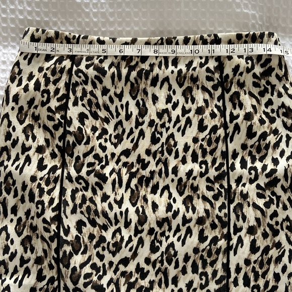 White House Black Market Leopard Print Pencil Skirt - Picture 15 of 16